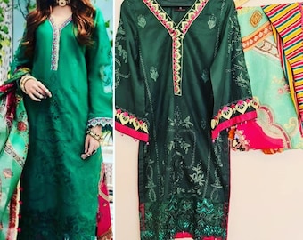 PAKISTANI KLEIDER, bereit zu tragen salwar kameez, indisches Kleid, pakistanische Kleidung