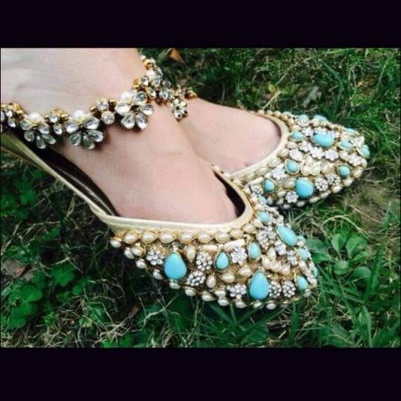 pakistani bridal shoes