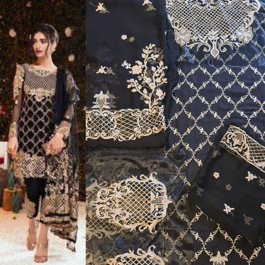 Indian Dress Fabric Shalwar Kameez UNSTITCHED SUITS Indian Etsy UK