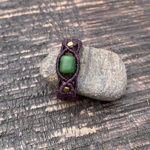 Macrame rings/ friendship rings/ wax cord rings/beaded and braided rings