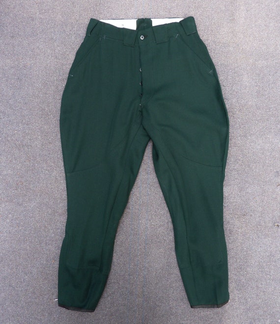 ZARA NEW WOMAN BOTTLE GREEN BUTTONED STRAIGHT LEG PANTS 9929/020 SMALL |  eBay