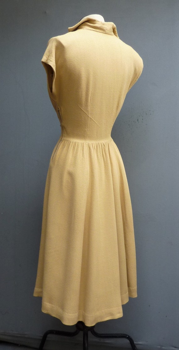 Original Vintage 1940s 1950s Home Made Dress Sand… - image 6