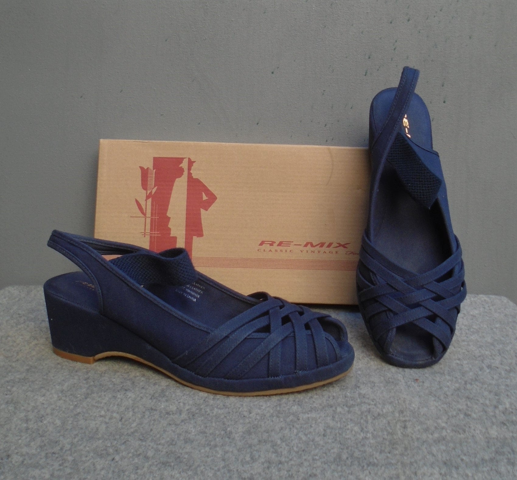 vintage wedge sandals