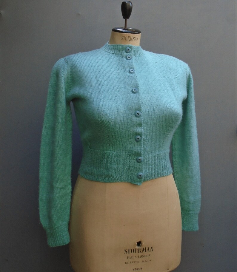 1940s knitwear