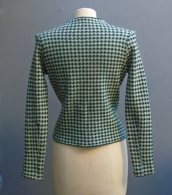 RARE Original Vintage 1930s 1940s Houndstooth Jer… - image 7