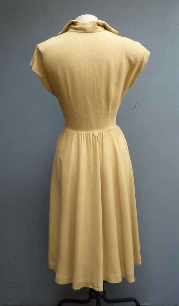 Original Vintage 1940s 1950s Home Made Dress Sand… - image 7