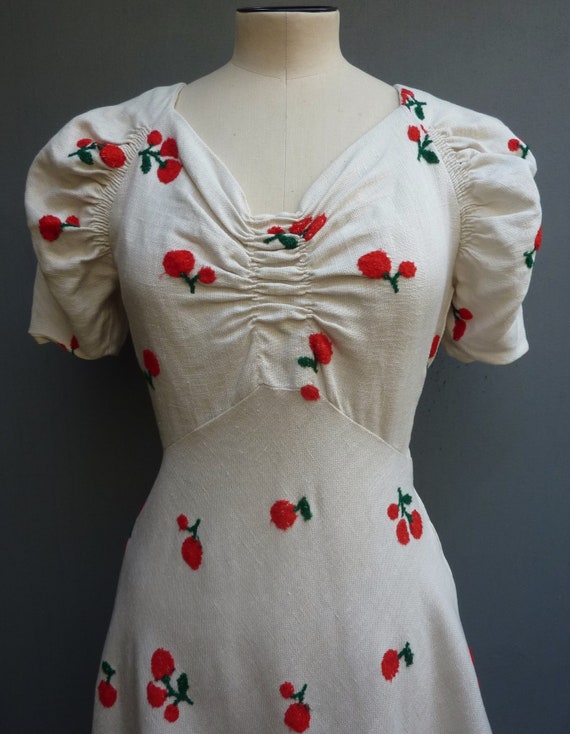 Outstanding Original Vintage 1930s FOGA Sun Dress… - image 2