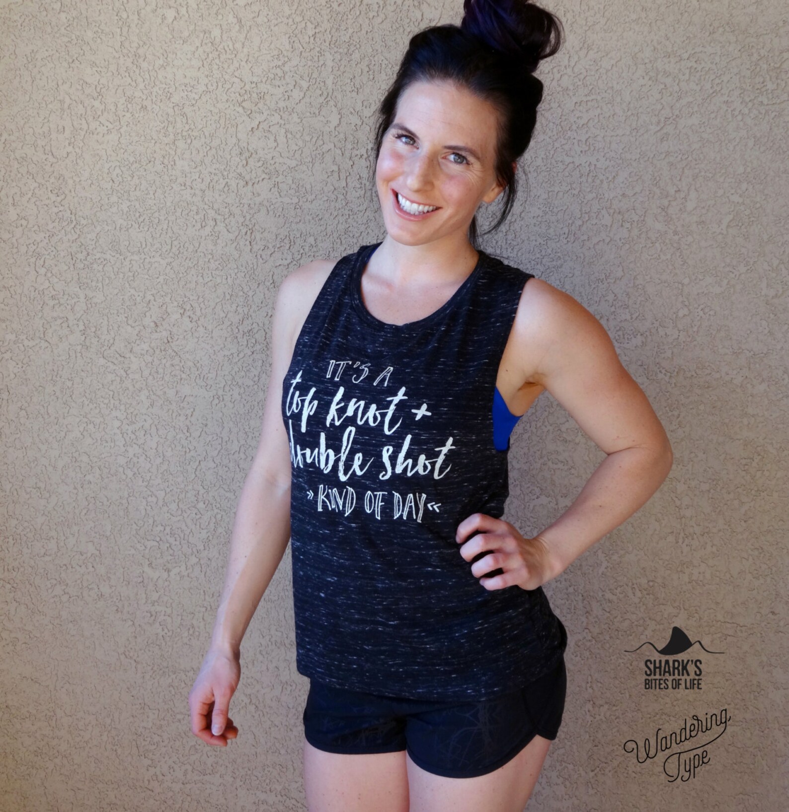 Top Knot Double Shot Kind of Day Brunch Tank Coffee Tank Etsy