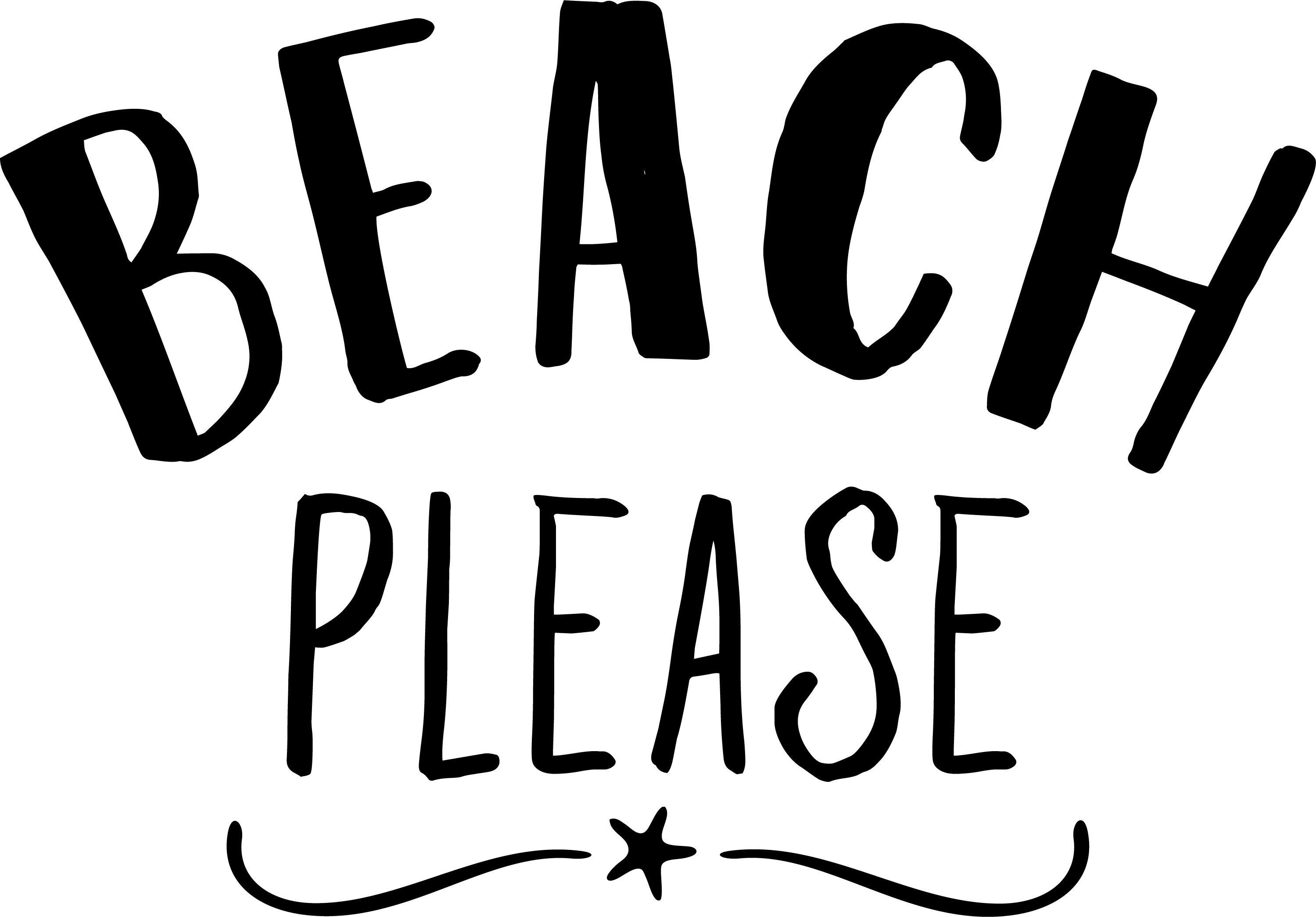 Beach Please Summer SVG cut file vacation svg files for cricut Silhouette SVG Digital file Quote svg Vector DXF Pdf Jpg Png Eps, summer svg