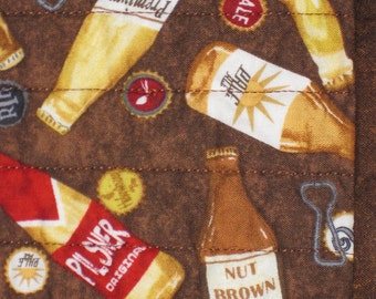 Tappeto con boccale di bottiglie di birra n. 2