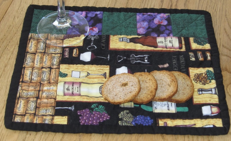 Wine Themed Snack Mat