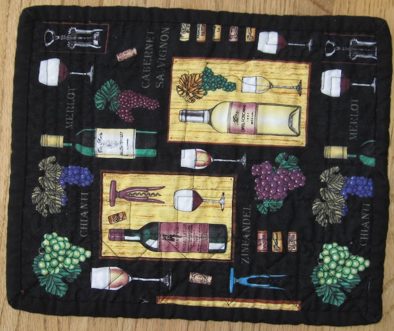 Wine Themed Snack Mat