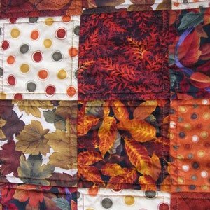 Fall Leaves Quilted Table Runner
