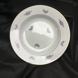 Set of 2, French, ST AMAND, Porcelain, Dessert Bowls, Hollow Plates, Dining and Serving