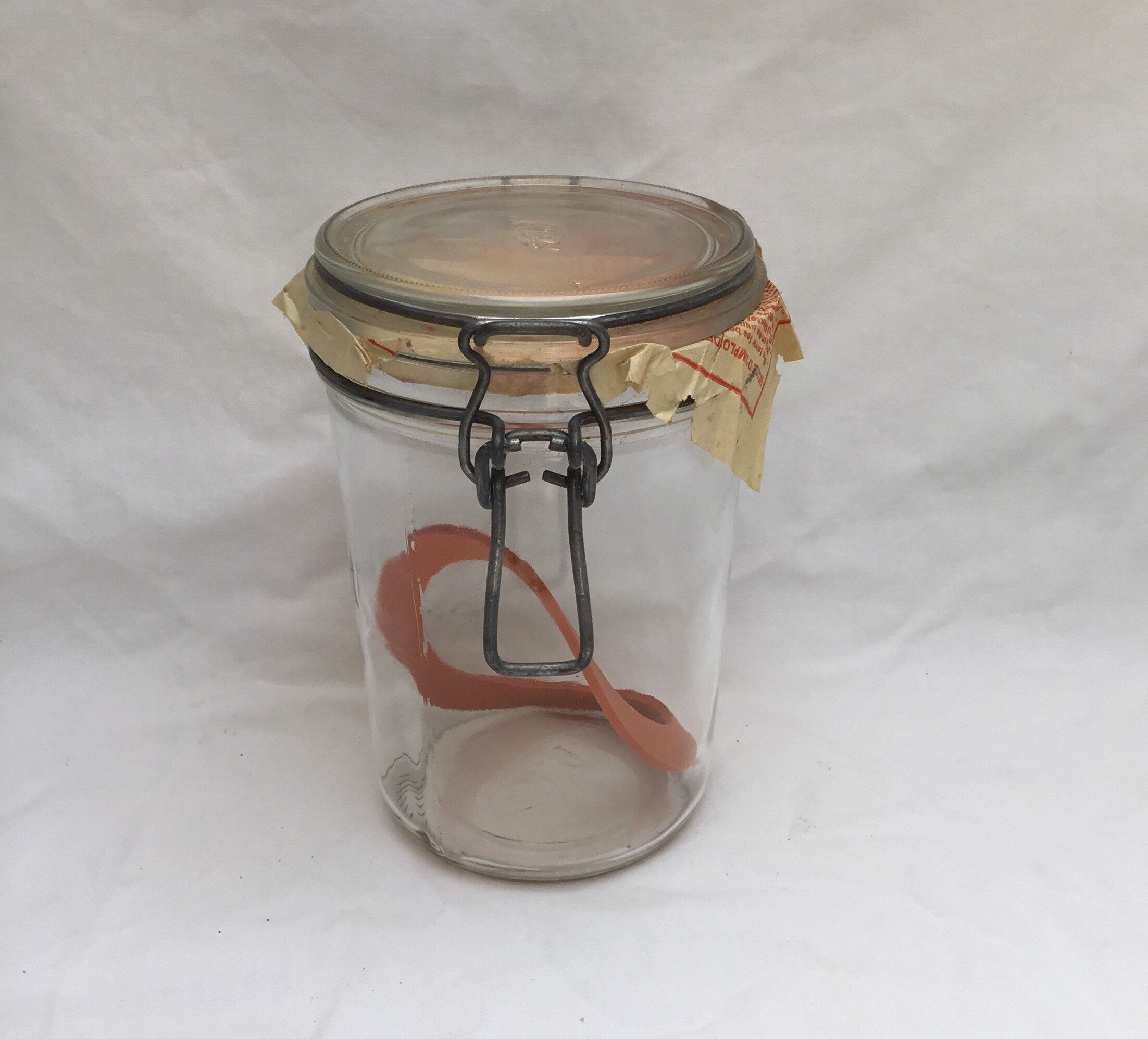 Rare Le Parfait 1 Litre Glass Conserve/Preserving Jar