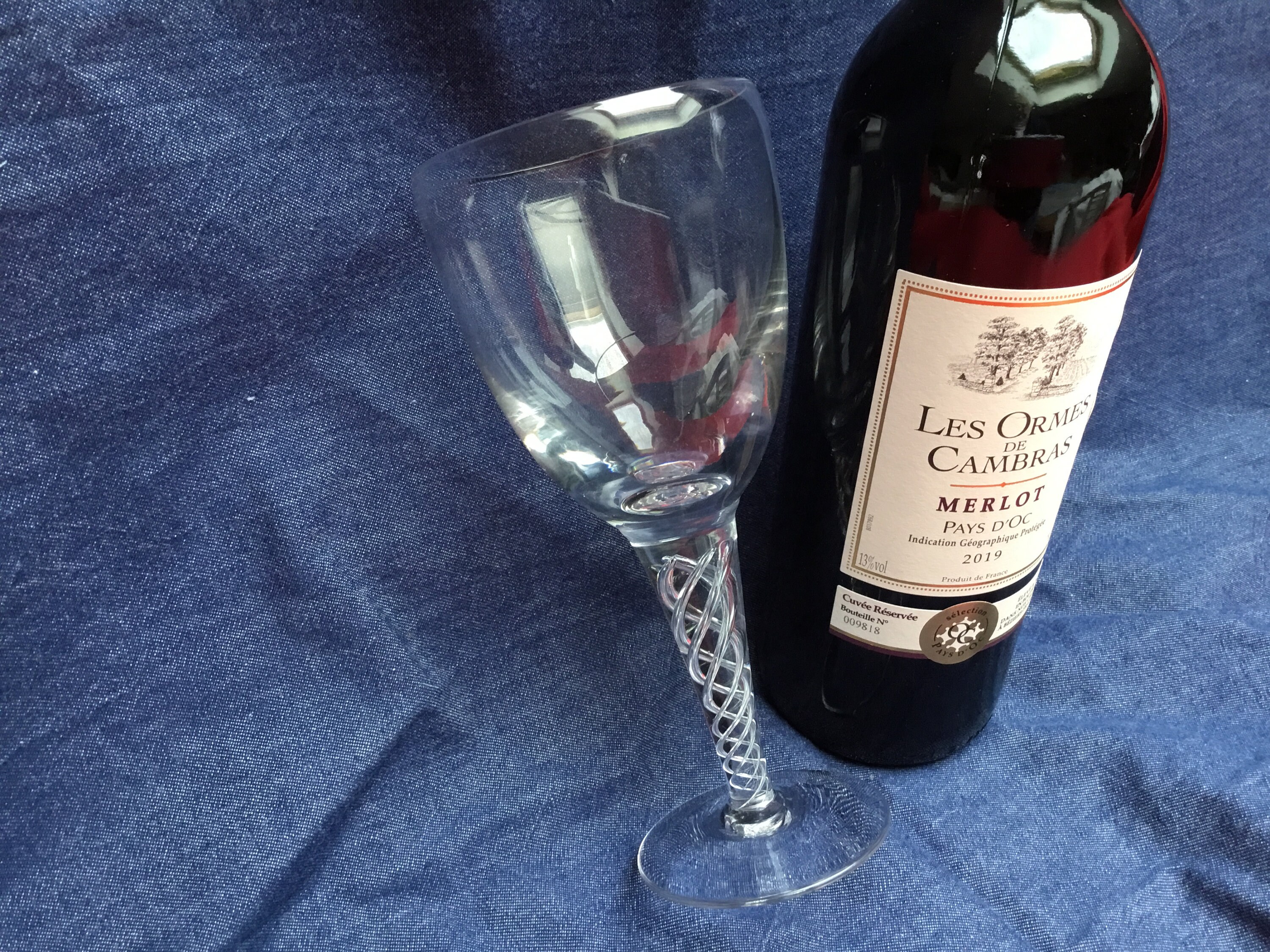 1970's Old Hall Bridge English Crystal Goblet