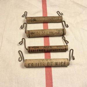 Antique, French, Wooden, Carrier Bag Handle, Parcel Handle, Shop Advertising, Paris Department Stores, Home Decor