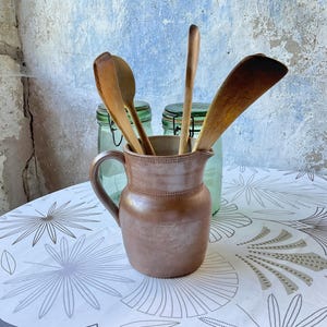 Vintage, Stengods, Saltglaserat, Vattenkanna, Vinkanna: Rustikt, Bondgård, Lantkök