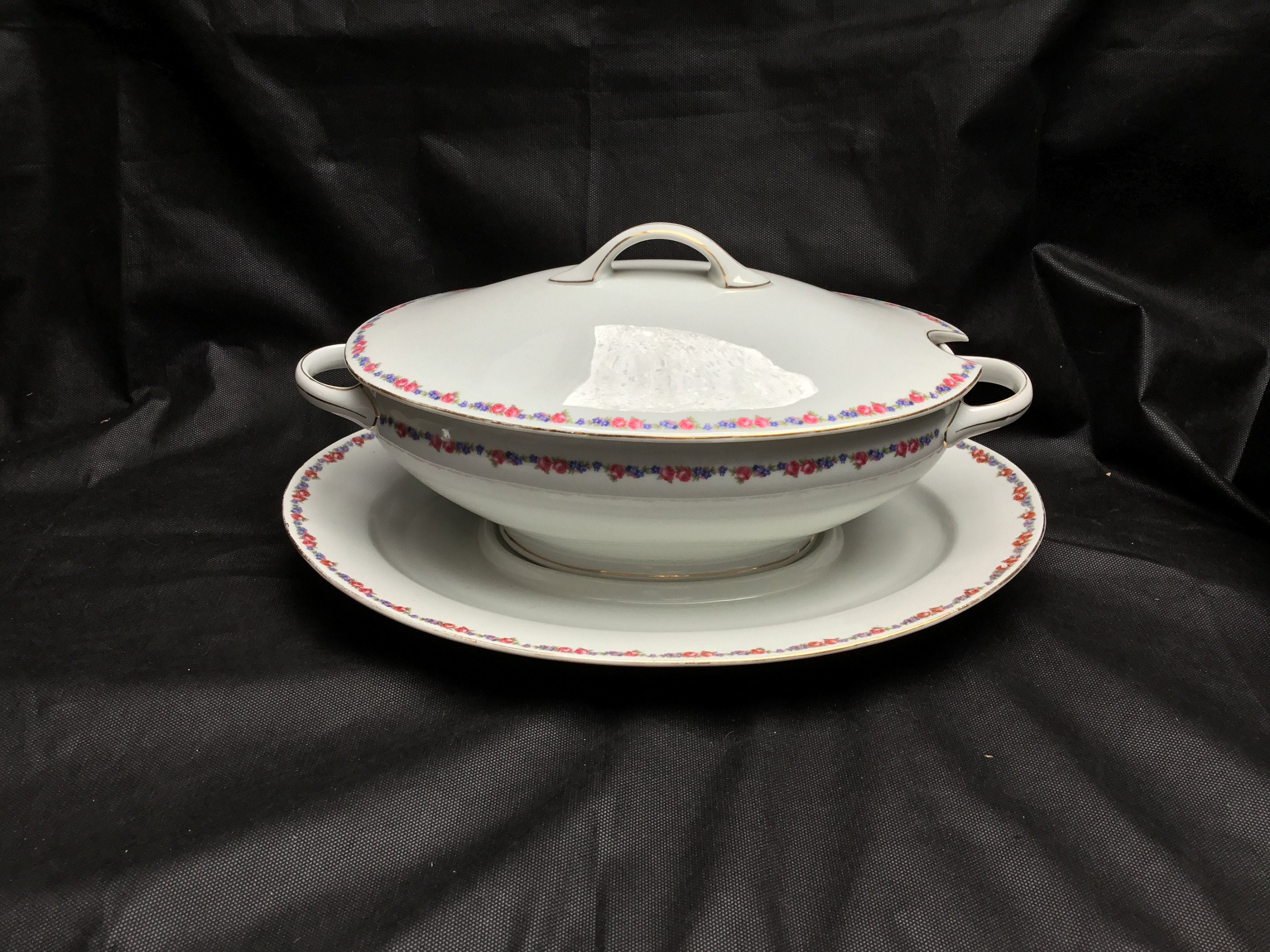 Rare - Début Des Années 1900, Jaeger & Co, J & C Bavaria, Trianon, Porcelain Soup Tureen, Servir Un 
