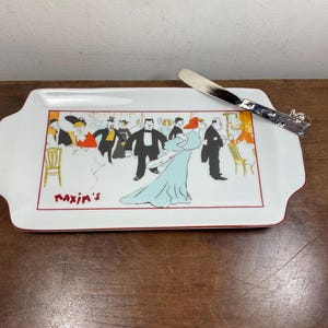 PLAT À CAKE  MAXIM ' S PARIS dans sa boîte ( Vintage ) EUR 25,00 - FR