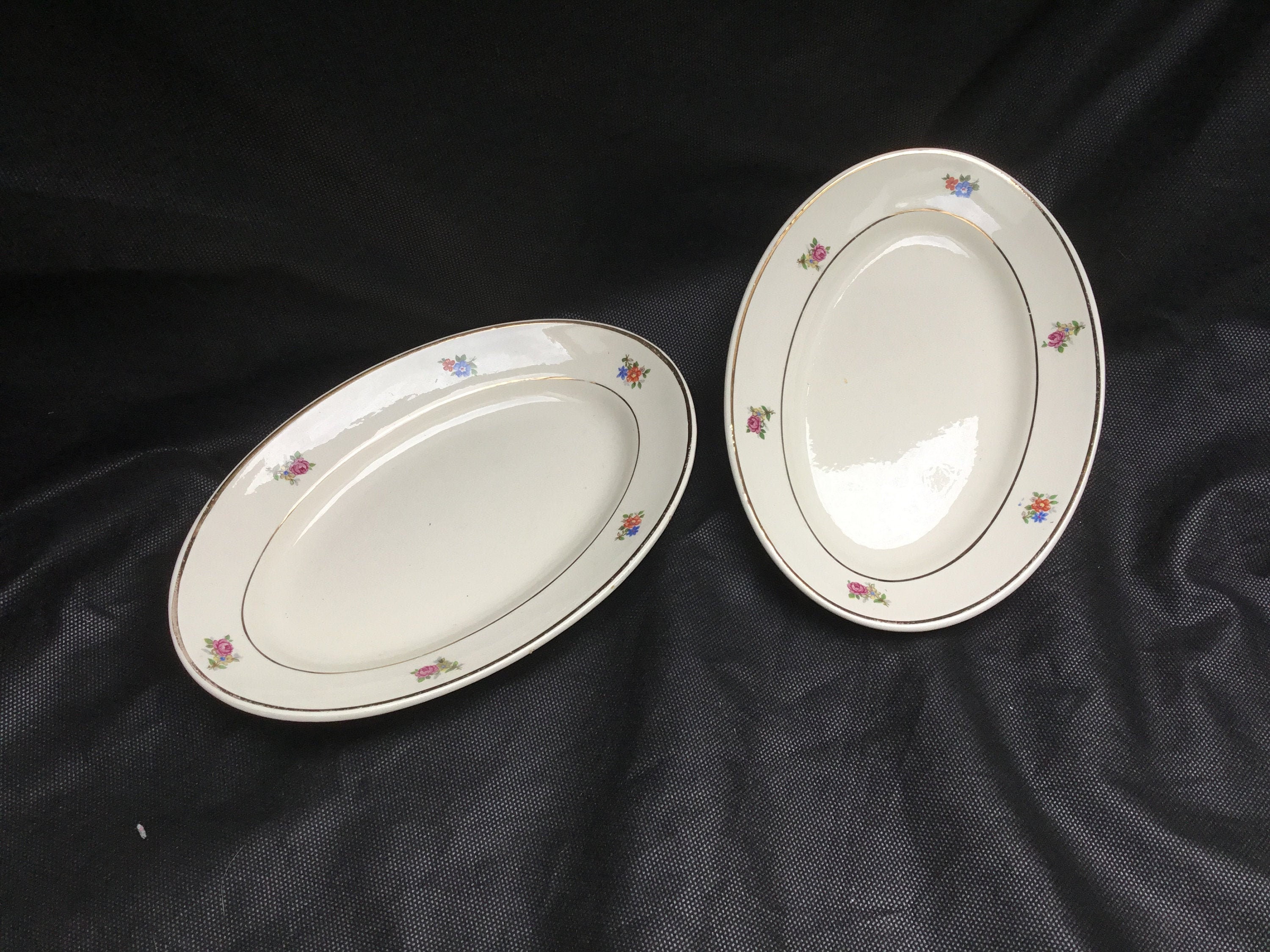 Années 1920 - Badonviller France, Demi-Porcelaine, Raviers, Plats Hors d'œuvre, Assiettes Vide Poche