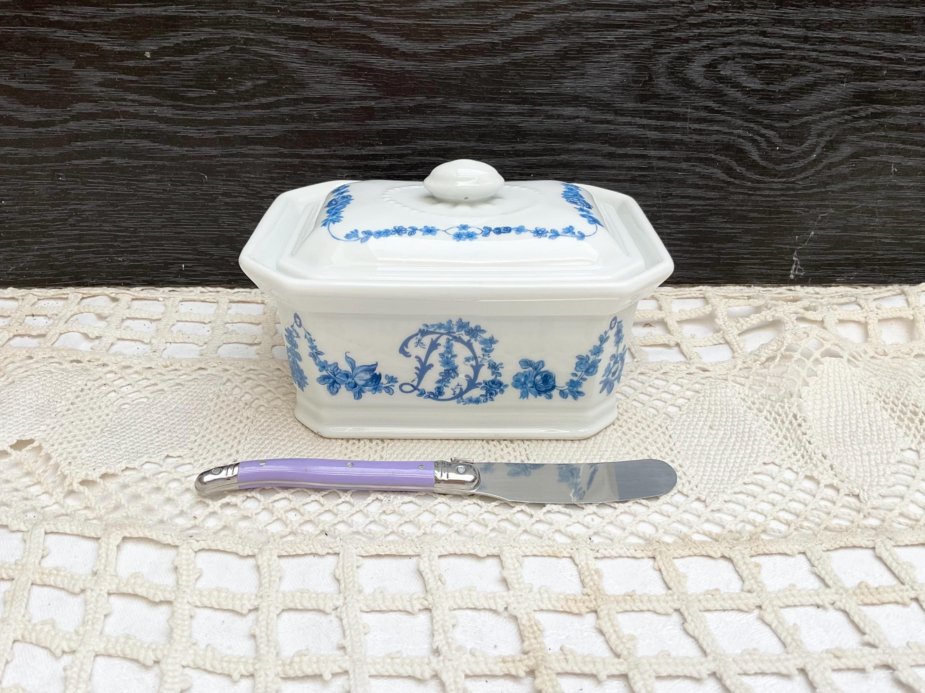 コンテス・デュ・バリー アピルコ磁器テリーヌ：フランス製バター皿 