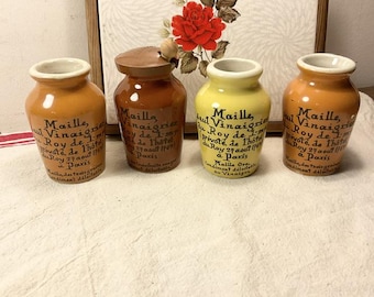 フランス製ヴィンテージ MAILLE マスタードポット、クラシックな