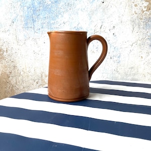 Pichet à eau/carafe à vin vintage, français, Grès, du Berry, en grès salé : style rustique, campagnard, cuisine de campagne