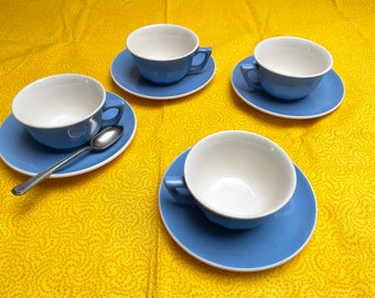 ヴィンテージ ビレロイ＆ボッホ フラットデミタスカップ＆ソーサー4個