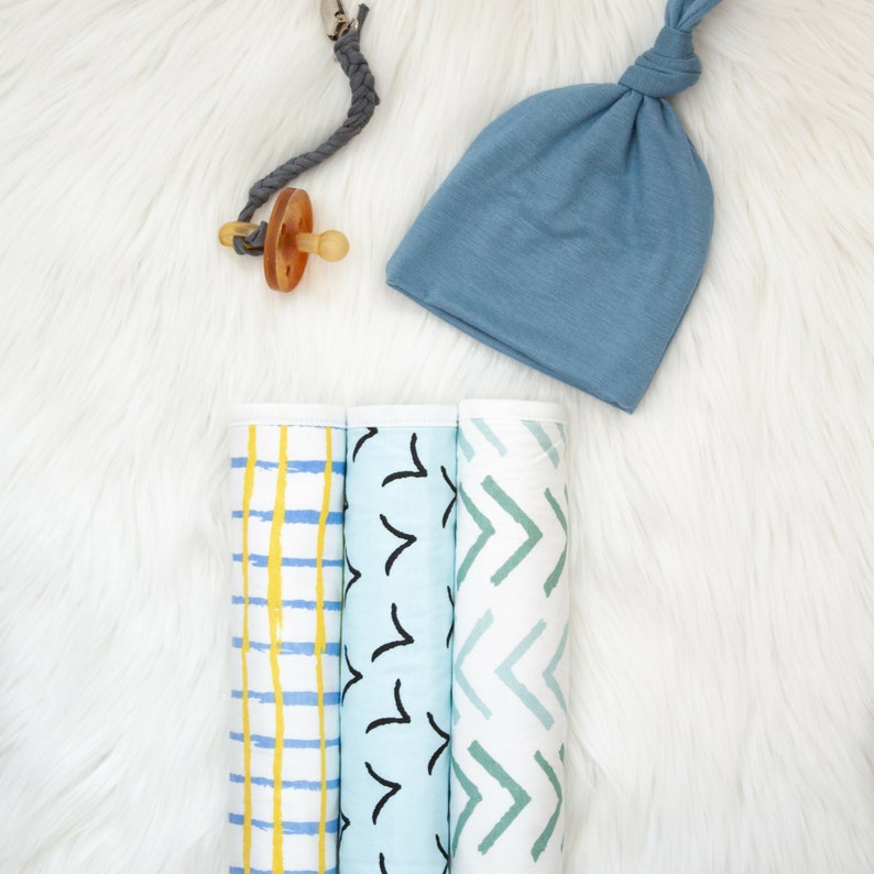 Baby boy burp cloth set baby burp cloths modern burp cloths Etsy