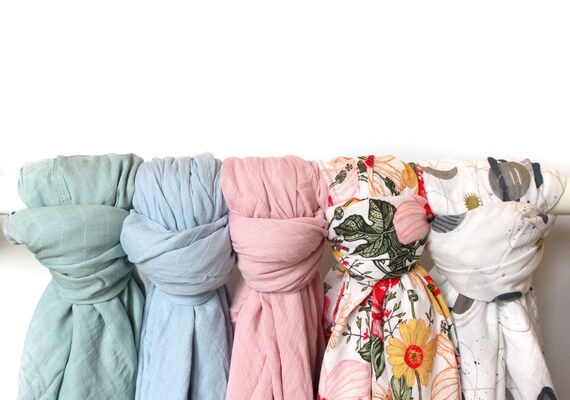 etsy muslin swaddle