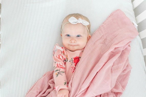 pink baby swaddle
