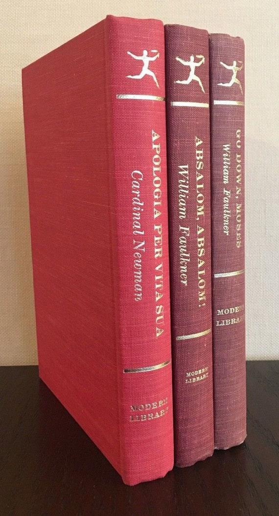 Set Of 3 Modern Library Editions Apologia Per Vita Sua By Etsy
