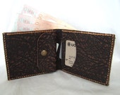 Men Leather Wallet / Genuine Leather wallet for men / Brown thread Hand-stitched / Men wallet / Simple design wallet / Handmade wallet