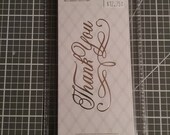Thank You- Hot Foil Stamps (Go Press Foil) by Couture Creations
