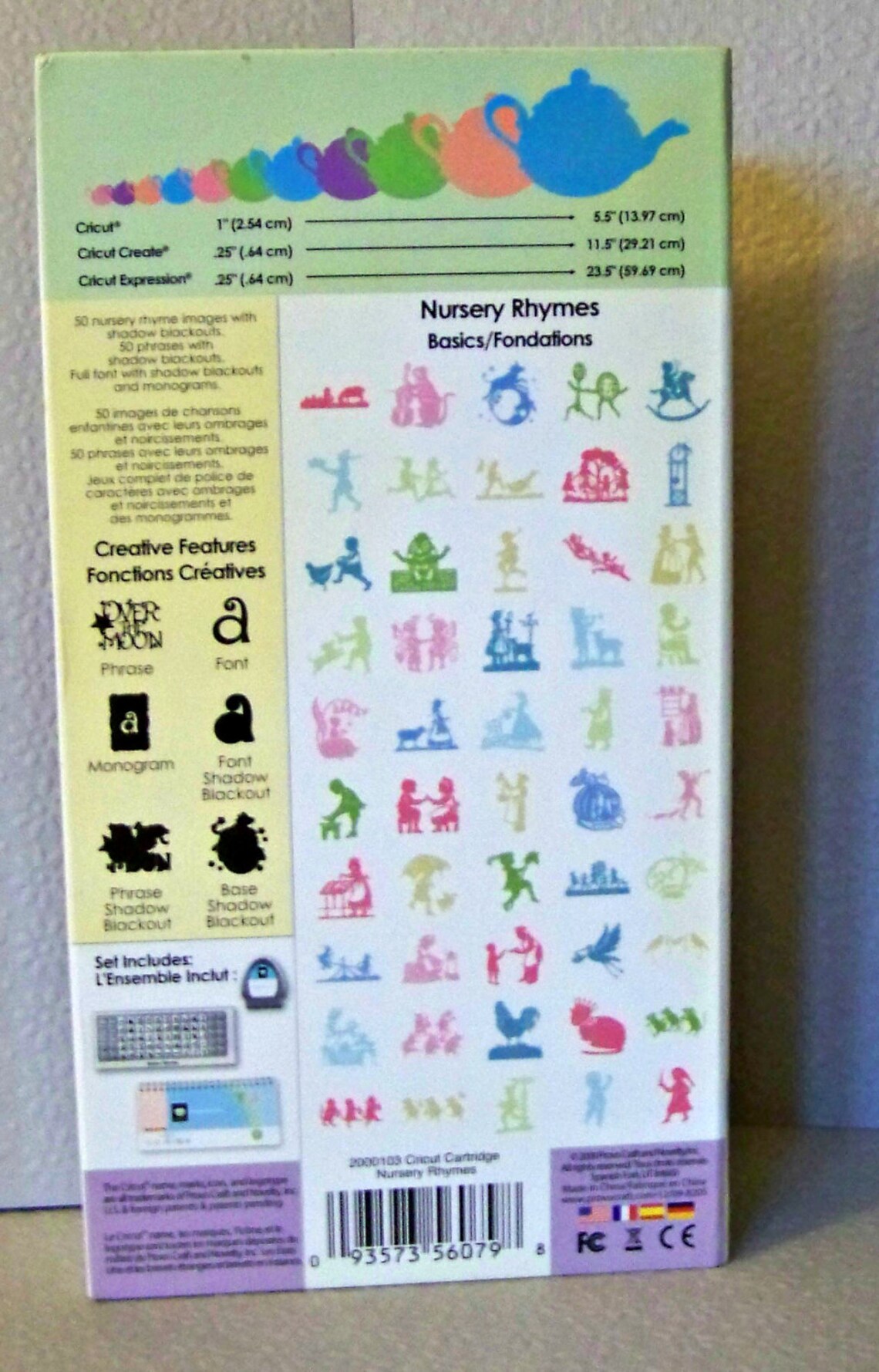 Nursery Rhymes Cricut Cartridge... Etsy