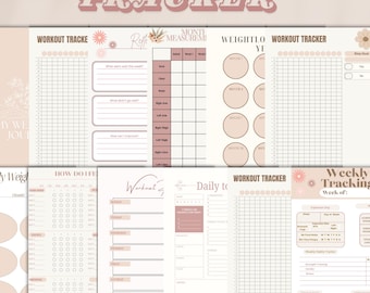 GLP-1 Journey Tracker: Weekly, Monthly, Daily Planner (Printable)