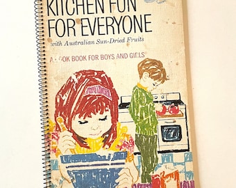 Vintage 1969 children's cookbook, Kitchen Fun for Everyone