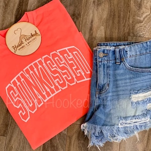 SUNKISSED || Comfort Colors || Short Sleeved | Summer || Sun Tans || Mom |Wife | Gift for her | Trendy
