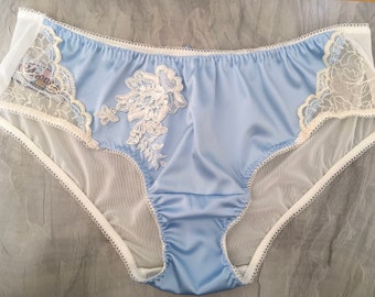 Something Blue Satin Brief