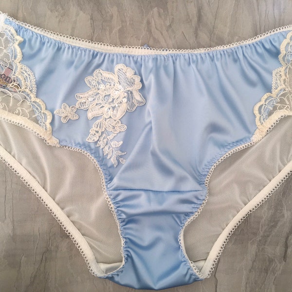 Something Blue Satin Brief