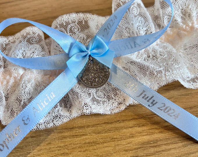 Spilla Lucky Sixpence Per Sposa Qualcosa Di Blu | Confezione Regalo