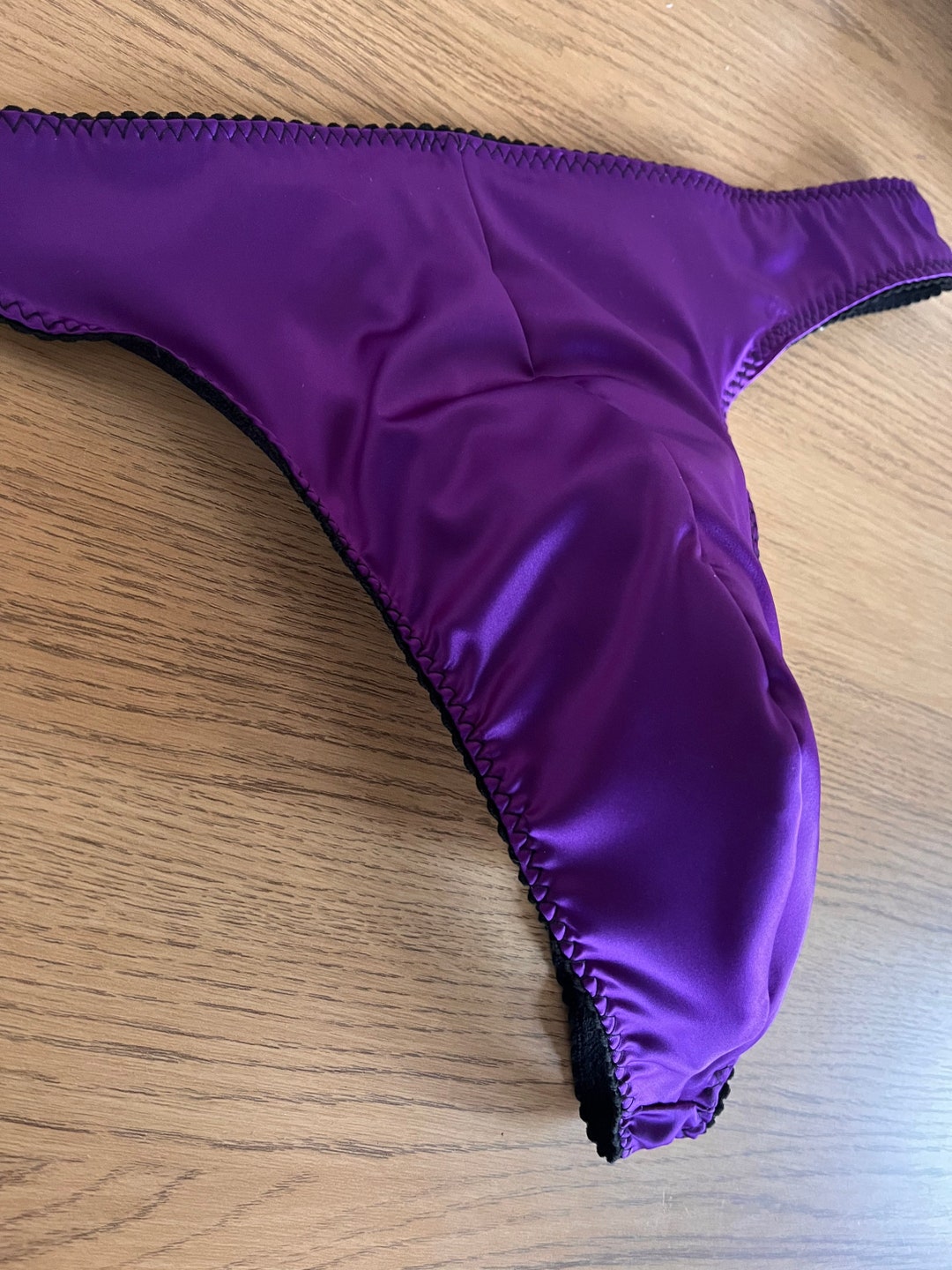 Cadbury Purple Mens Lingerie Satin Thong Italian Satin Man Thong Mens cadbury-purple-mens-lingerie-satin-thong-italian-satin-man-thong-mens