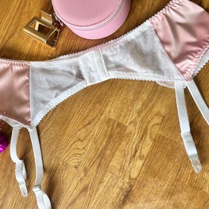 Pink Suspender Belt Etsy UK