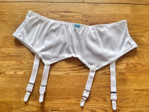 Wedding Underwear White Satin Suspender Belt With Lucky Sixpence, White Bridal Garter Belt Something Blue - Etsy UK Wedding Underwear White Satin Suspender Belt With Lucky Sixpence, White Bridal Garter Belt Something Blue - Etsy UK