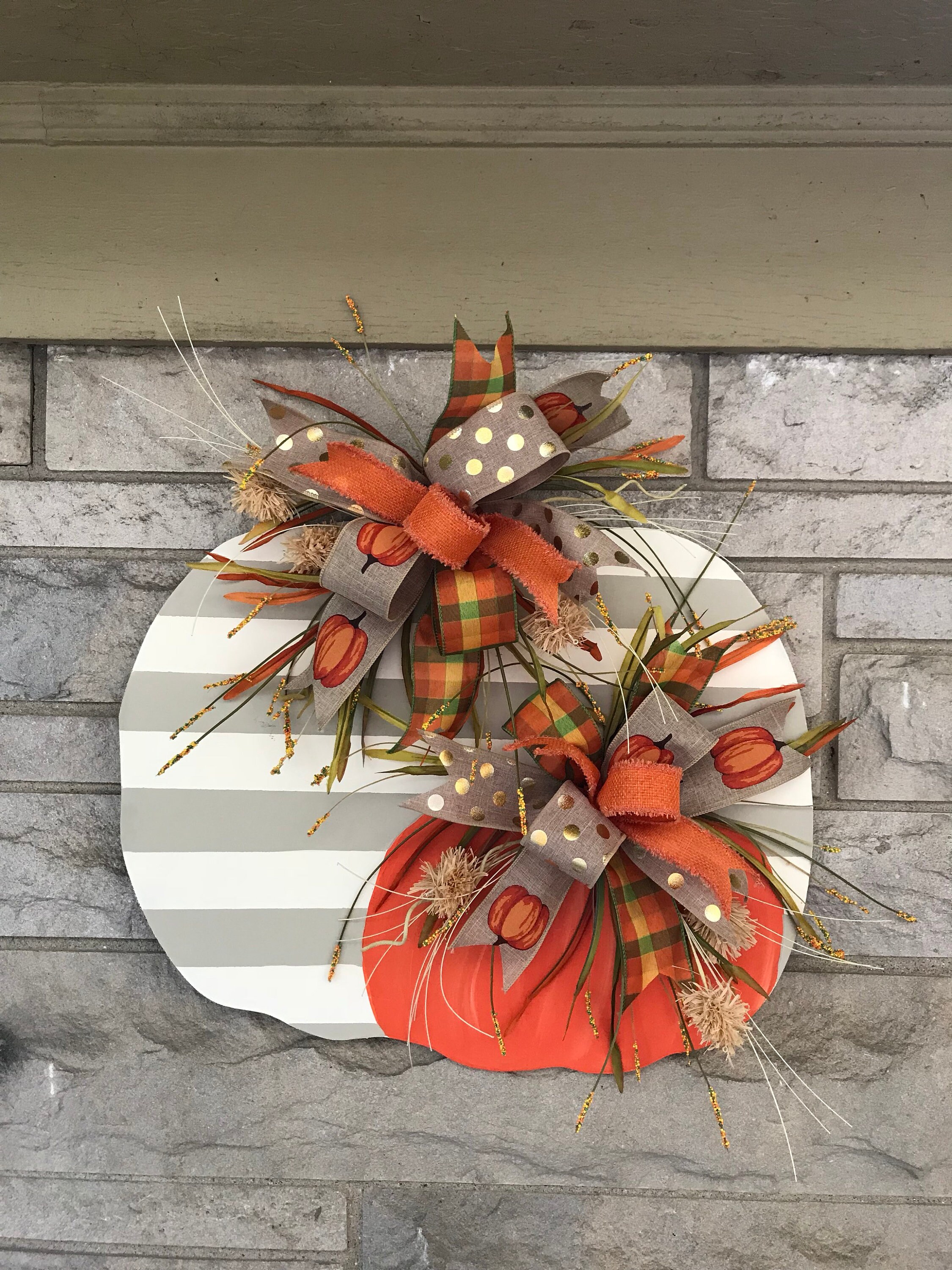 Unfinished Wood Pumpkin Groups Laser Cutout Wreath Accent Etsy