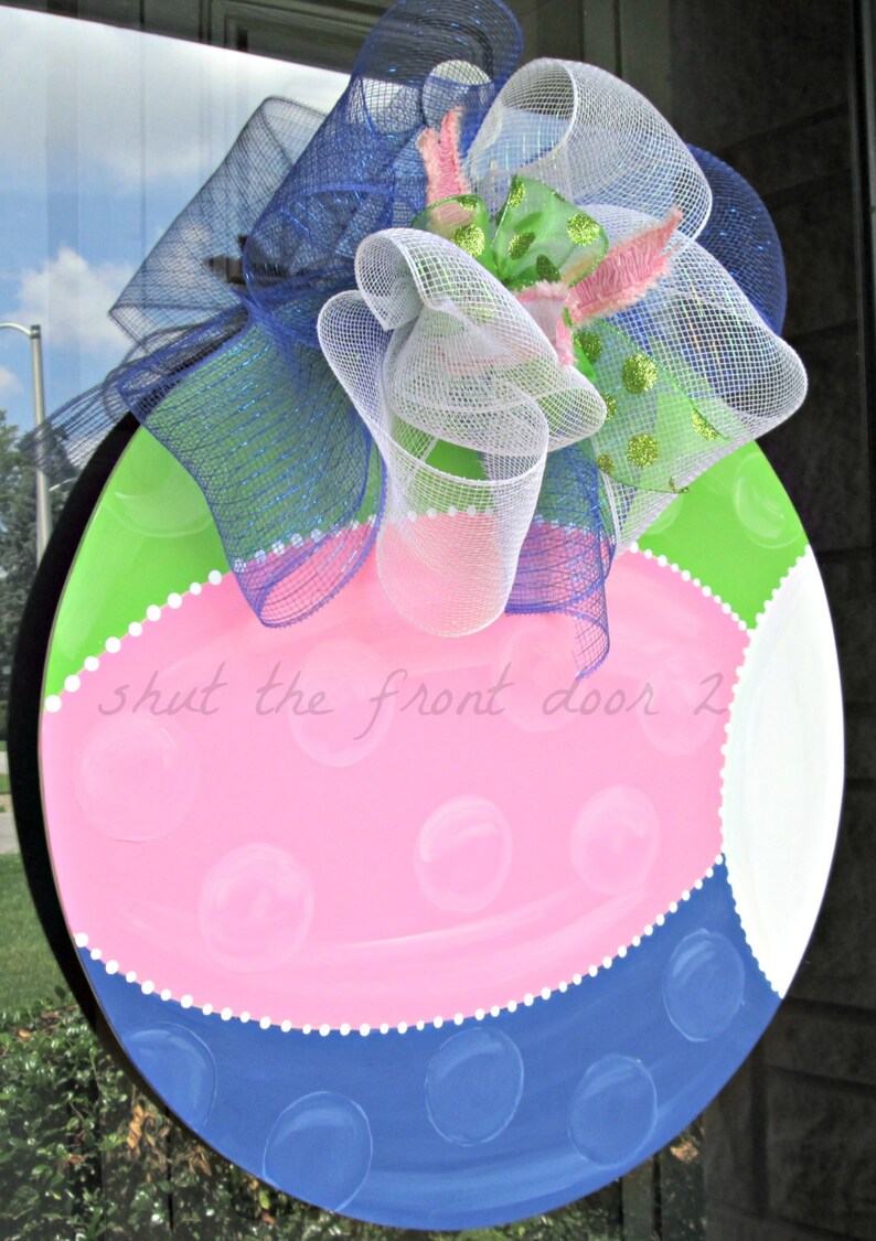 Beach Ball Door Hanger Summer Wreathbeach Decor Pool Decor Etsy