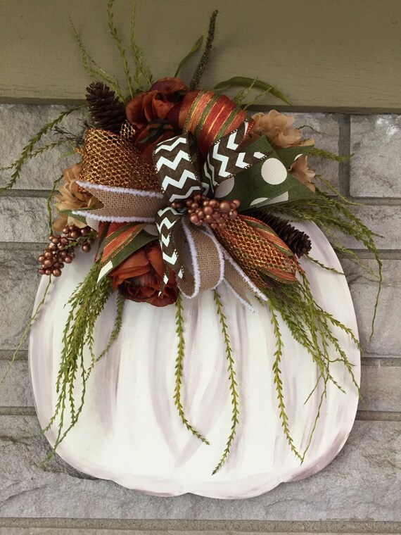 Fall door hangerpumpkin door hanger Etsy