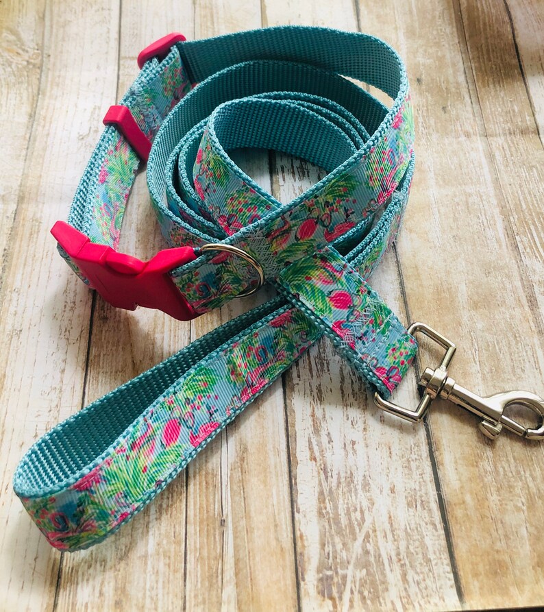 Lilly Pulitzer Dog Pet Collar Leash Or Set in Floridita Etsy