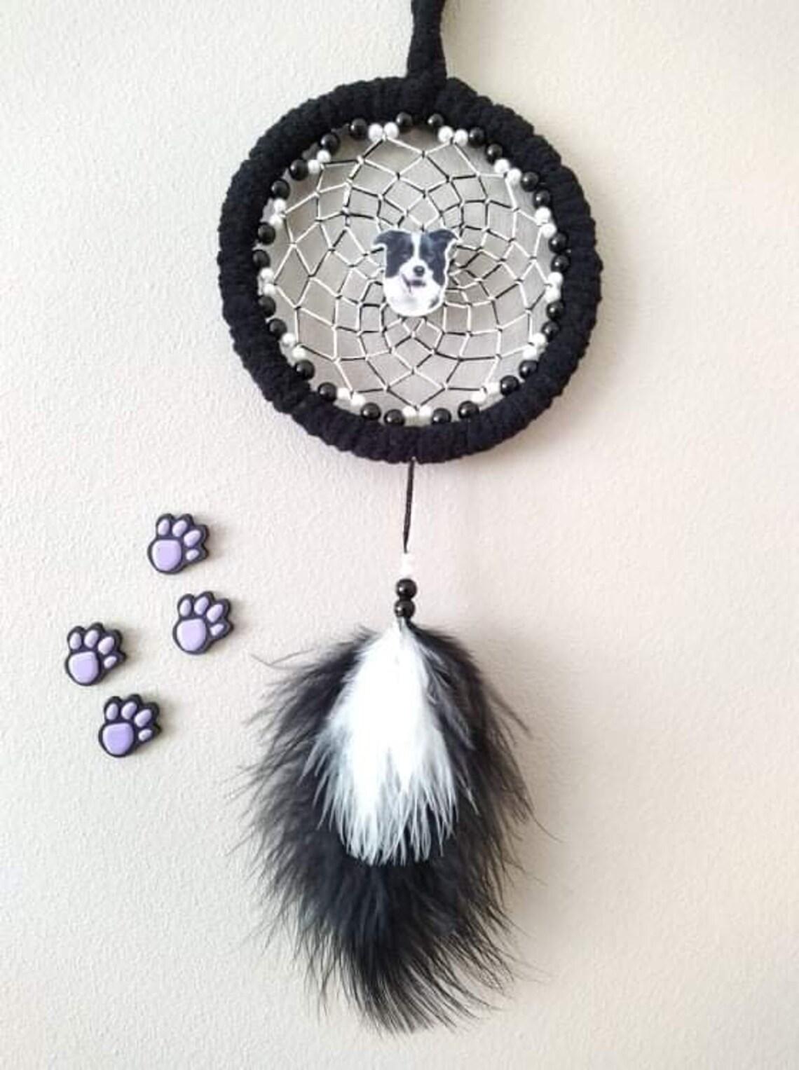 Border Collie dog dreamcatcher boys or girls dream catcher | Etsy
